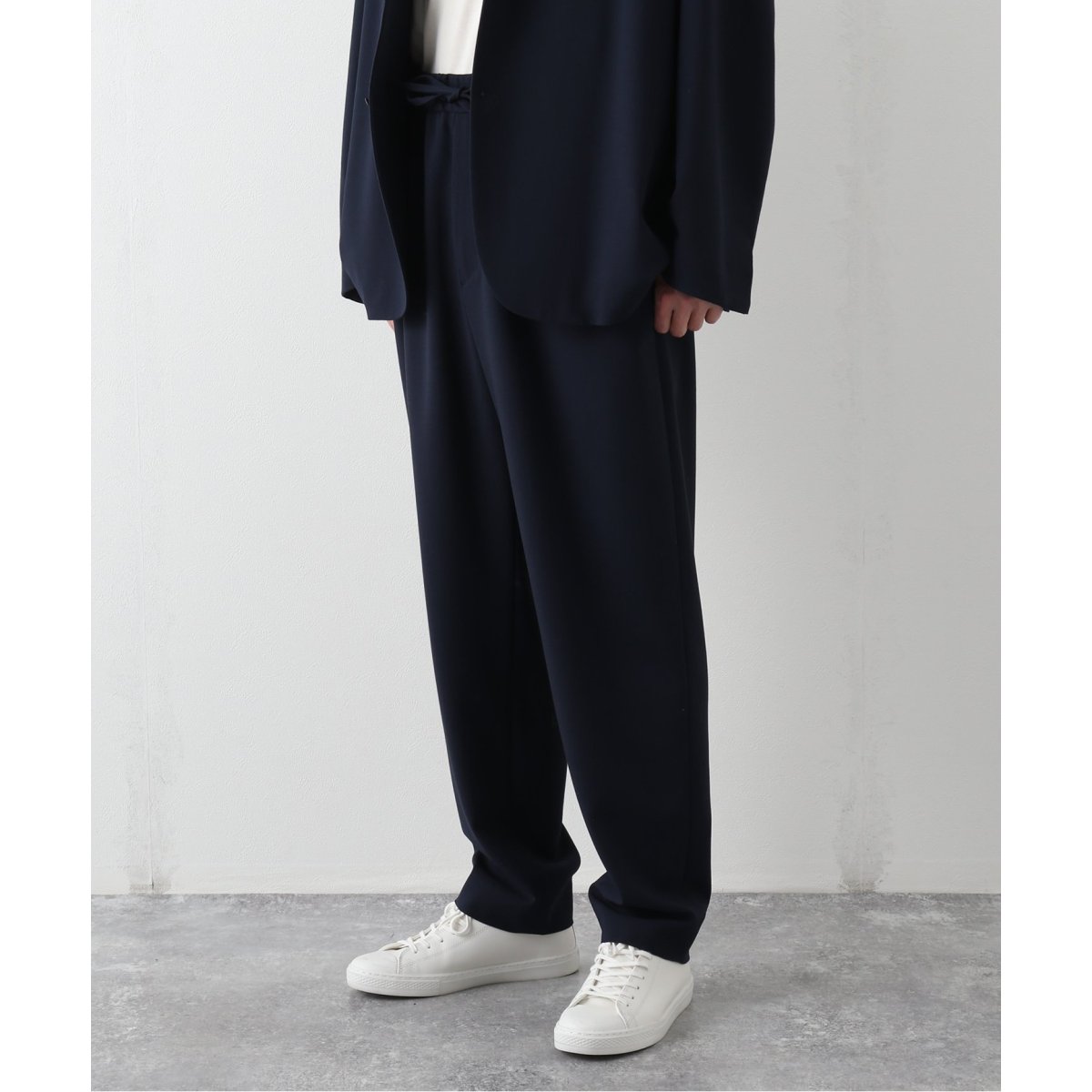 ATON / エイトン】 WOOL OXFORD TAPERED EASY PANTS | エディフィス