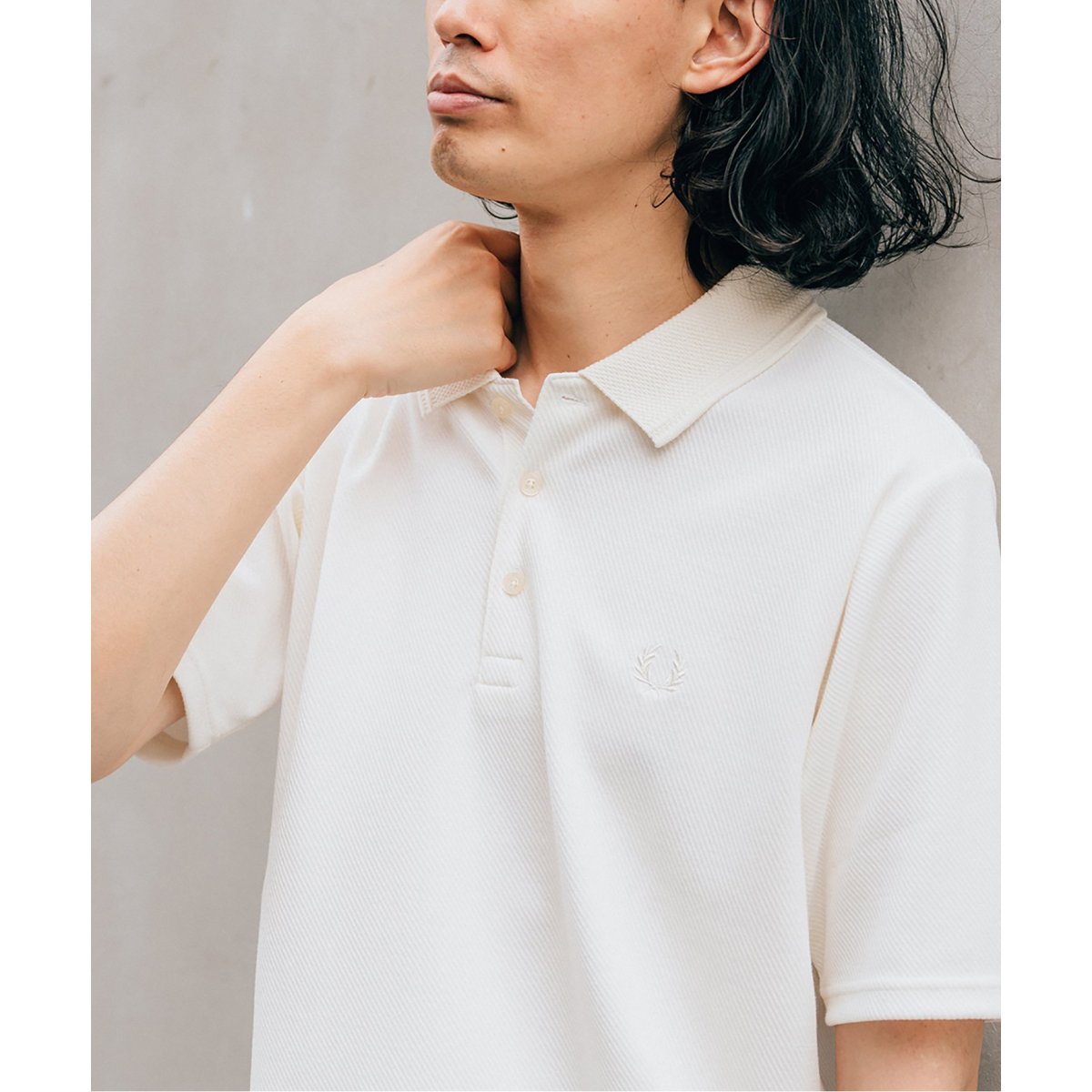 FRED PERRY×EDIFICE 別注 SOLOTEX ピケ ポロシャツ FRED PERRY for EDIFICE】別注カルゼポロシャツ好評販売中