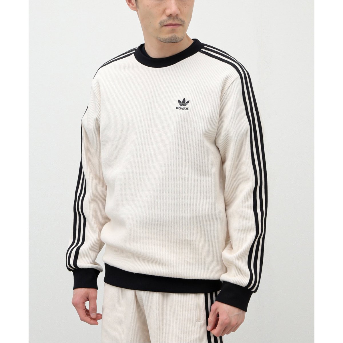 adidas / アディダス ワッフルスウェット(S.U) adidas / アディダス】ワッフルスウェット(S.U) | エディフィス
