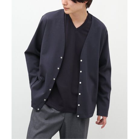 NORITAKE by EDIFICE】ハーフ スムース Vネック カーディガン 