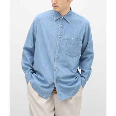 AURALEE / オーラリー】SELVEDGE SUPER LIGHT DENIM SHIRT 