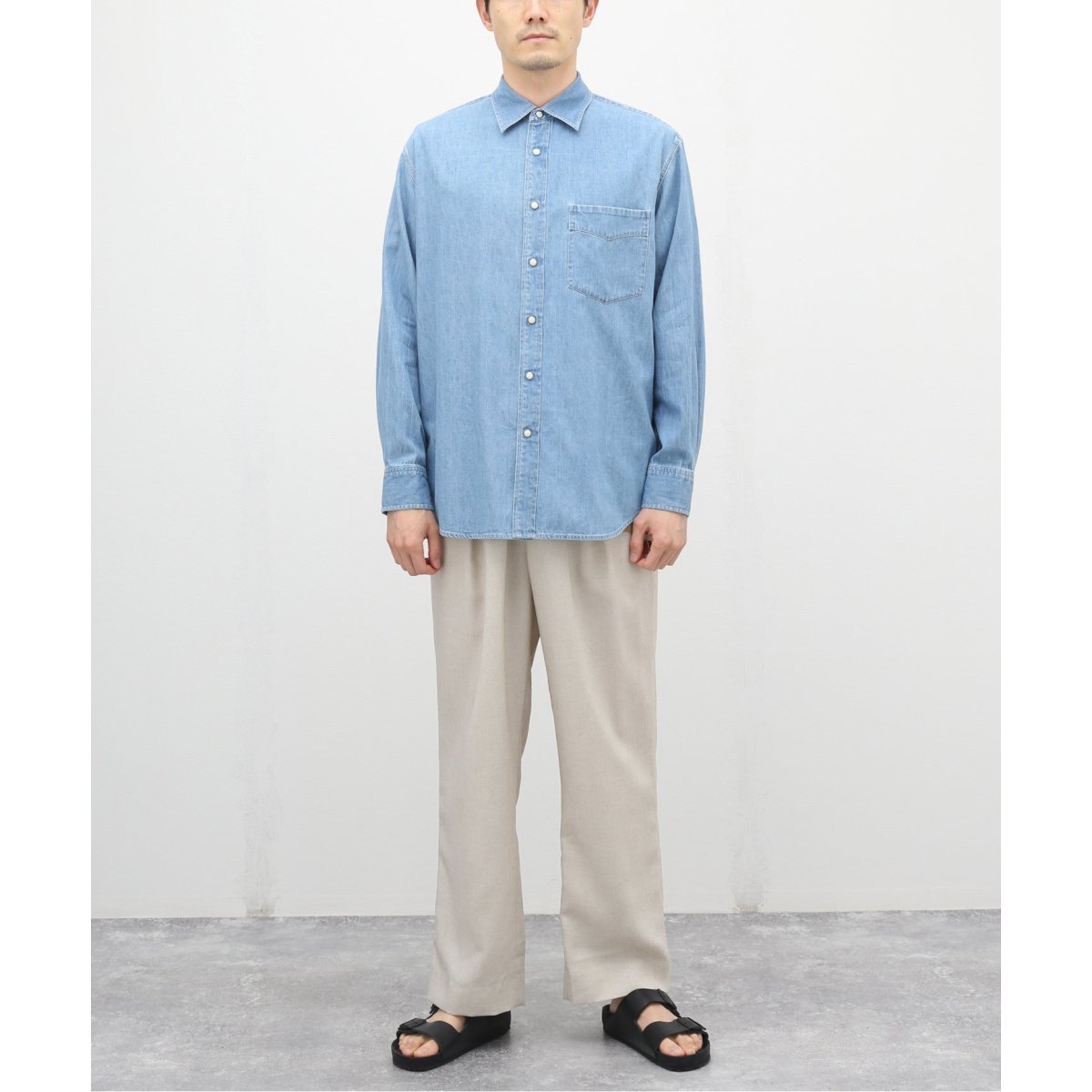 AURALEE / オーラリー】SELVEDGE SUPER LIGHT DENIM SHIRT