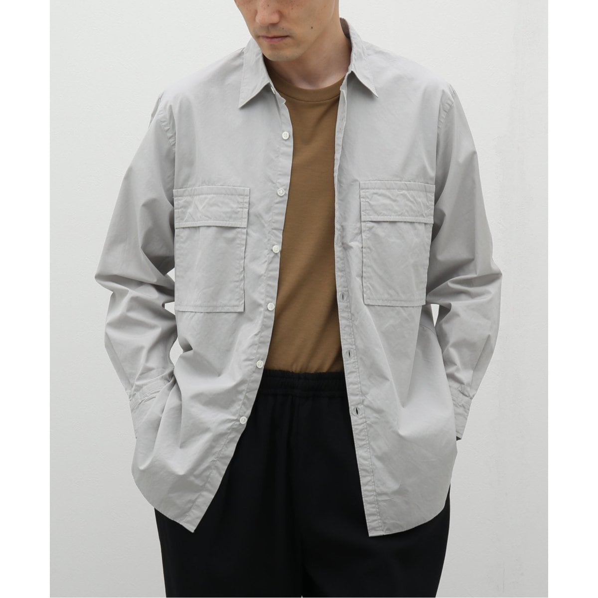 colon / コロン】Wポケットシャツ コットンブロード | エディフィス