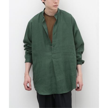 MARKAWARE / マーカウェア】BAND COLLAR PULL-OVER SHIRT 