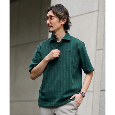 LACOSTE / ラコステ】別注 モノグラムジャカード ポロシャツ 