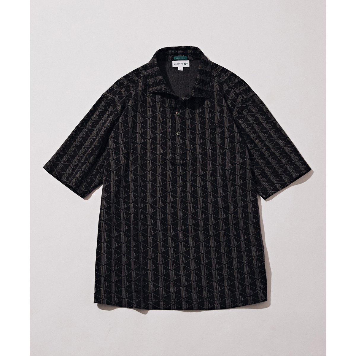 LACOSTE / ラコステ】別注 モノグラムジャカード ポロシャツ