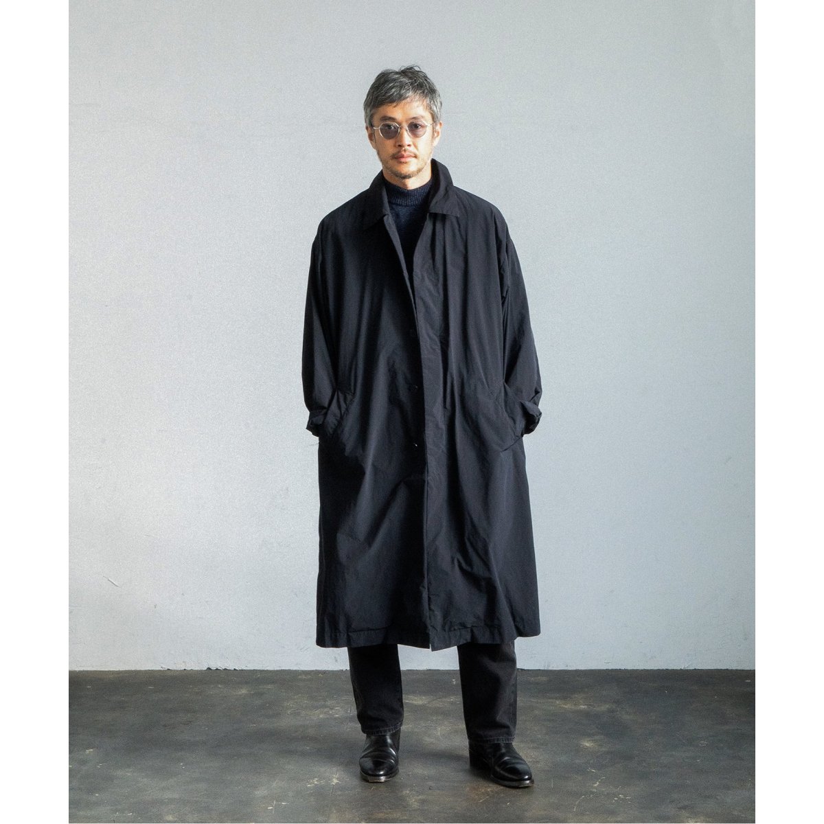 ATON / エイトン】別注 AIR WHEATHER BALMACAAN COAT | エディフィス