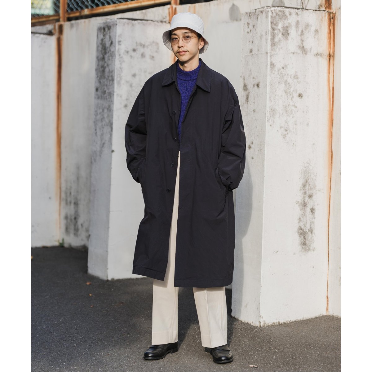 ATON / エイトン】別注 AIR WHEATHER BALMACAAN COAT | エディフィス