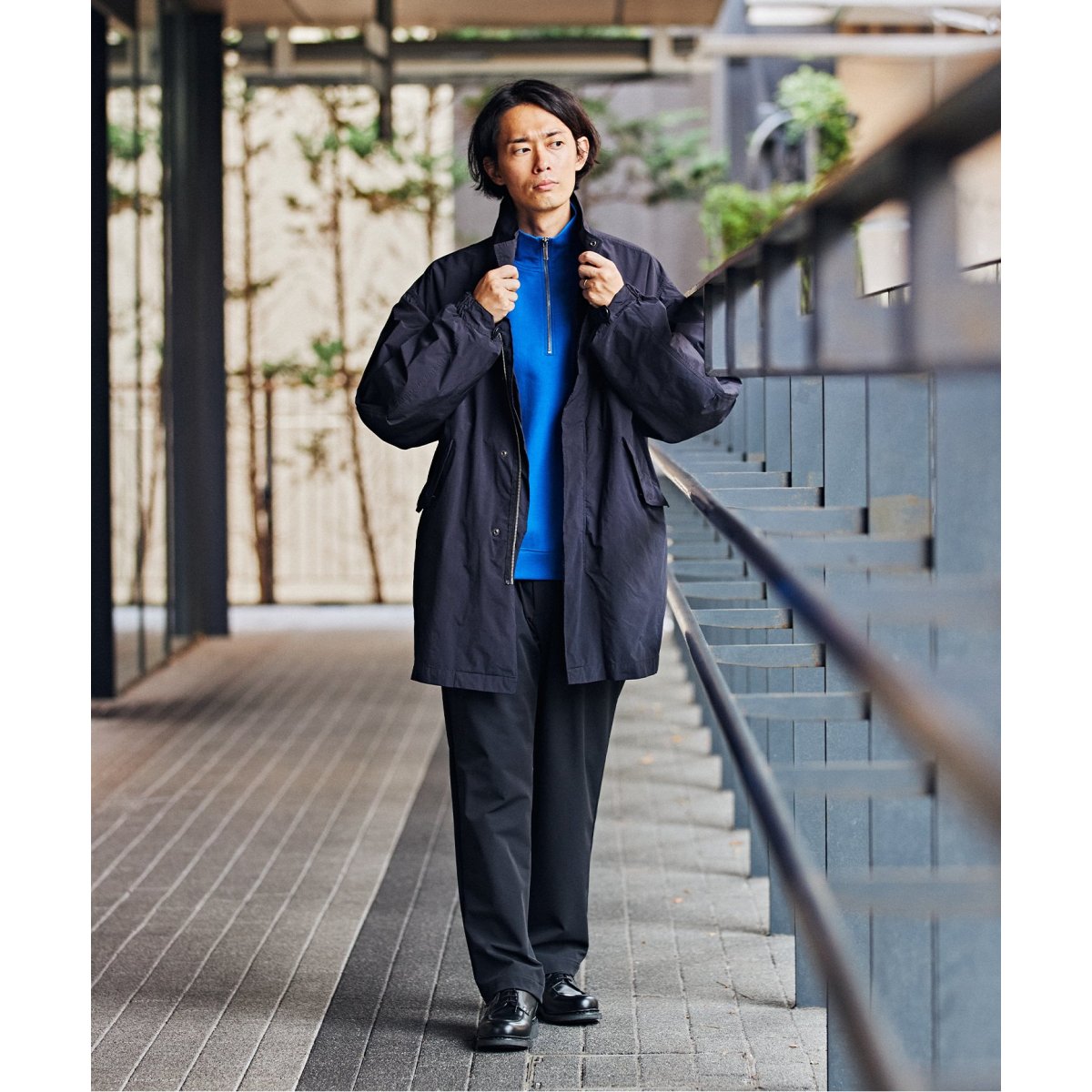 ATON / エイトン】別注 AIR WHEATHER SHORT MODS COAT | エディフィス