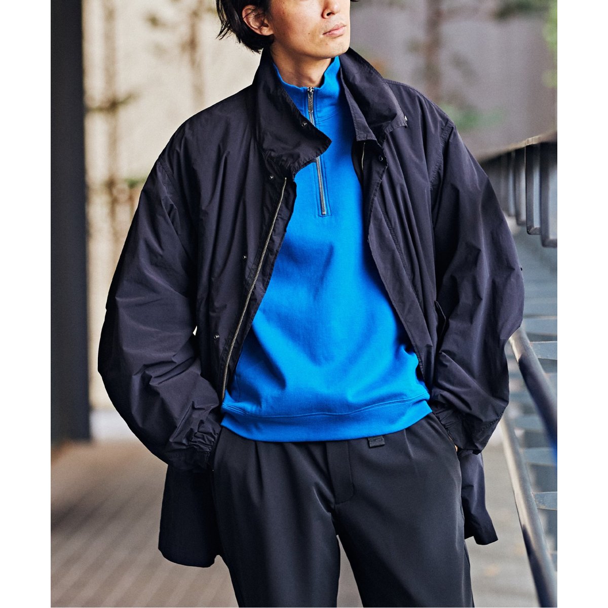 (新品未使用)ATON 別注 AIR WHEATHER SHORT MODS 再入荷》ATON(エイトン) 別注 AIR WHEATHER SHORT MODS COAT