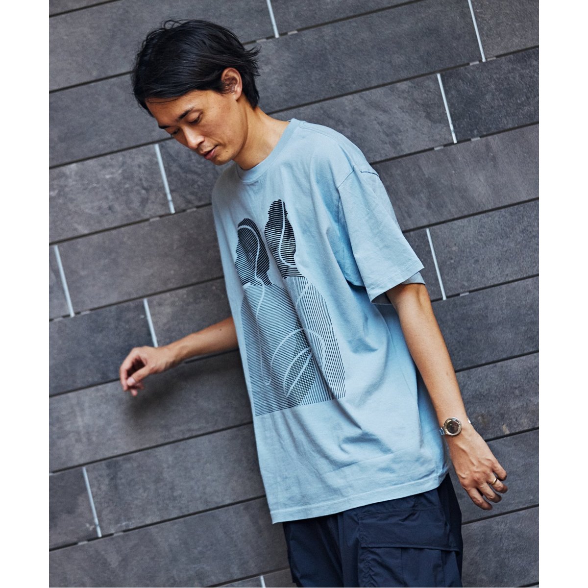 AICON × EDIFICE】グラフィックプリント Tシャツ | エディフィス