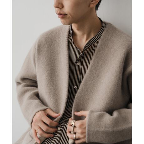 フォックス シャギーニットカーディガン | エディフィス(EDIFICE 