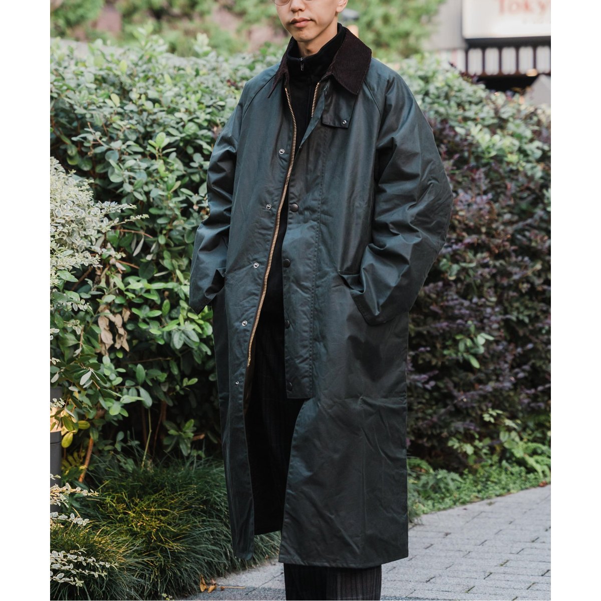 ネット公式店 【Barbour / バブアー】OVERSIZE WAX BURGHLEY