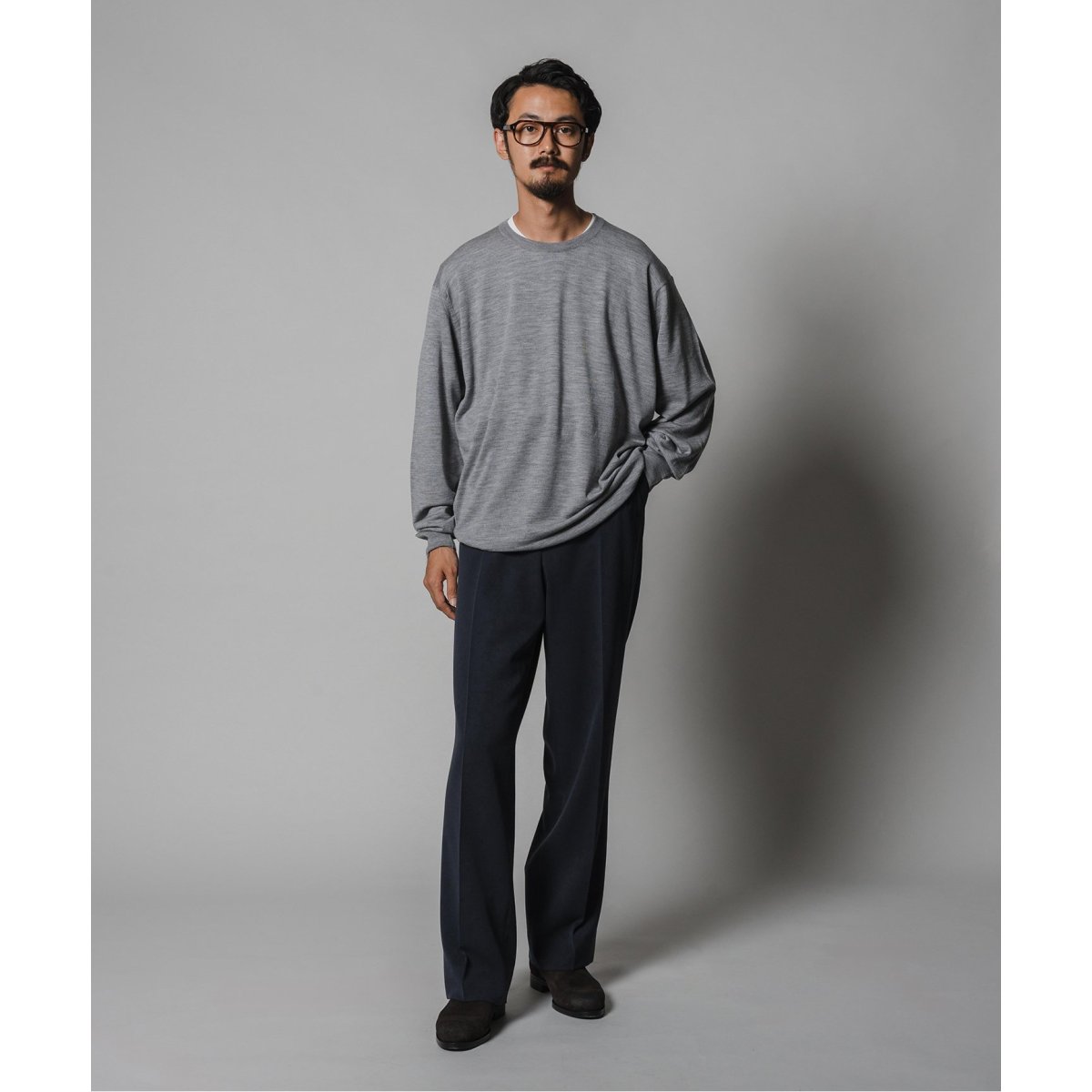 JOHN SMEDLEY / ジョンスメドレー】別注 30ゲージ クルーネックニット