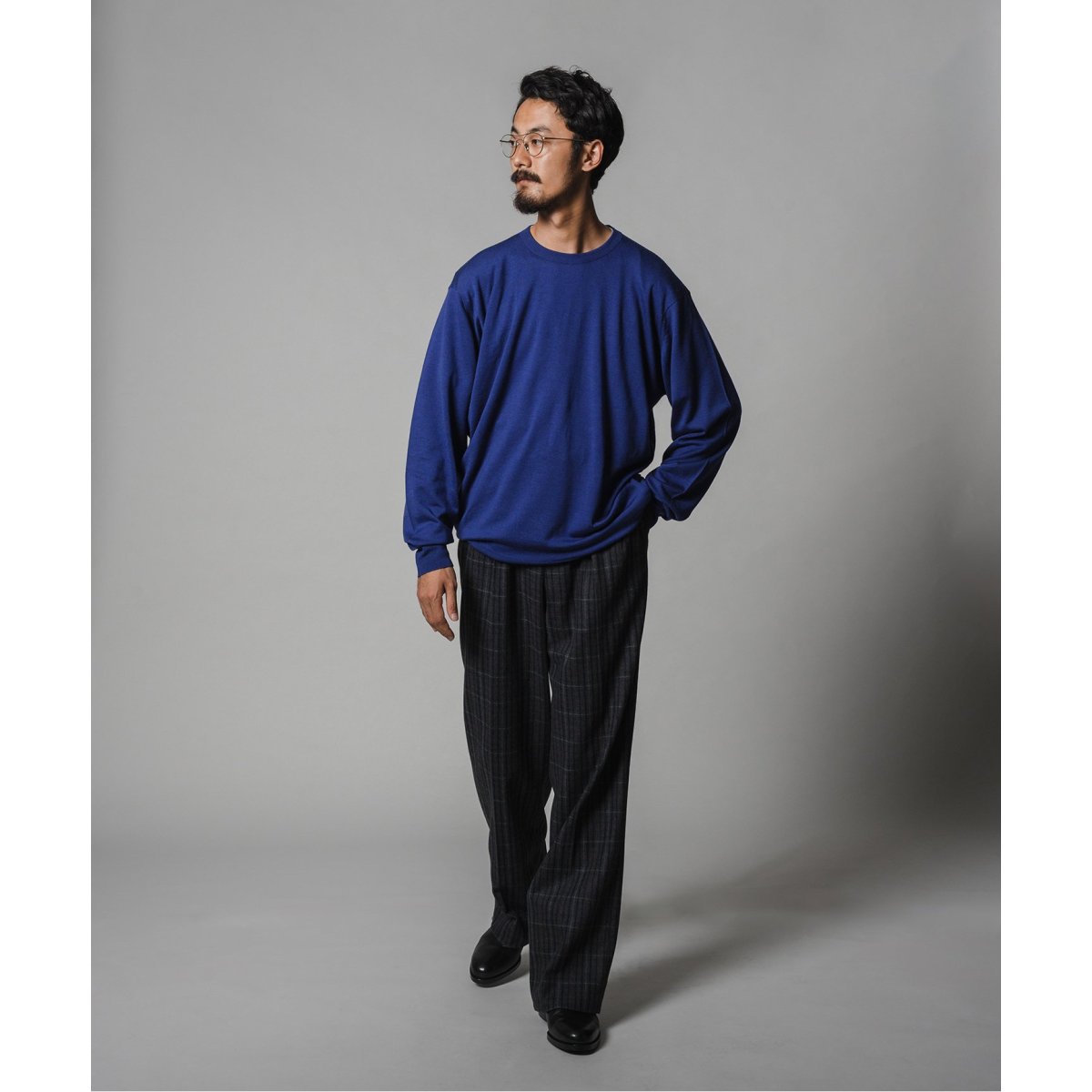 JOHN SMEDLEY / ジョンスメドレー】別注 30ゲージ クルーネックニット