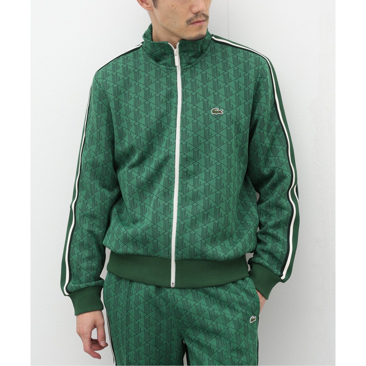 LACOSTE / ラコステ】モノグラムジャカード トラックジャケット