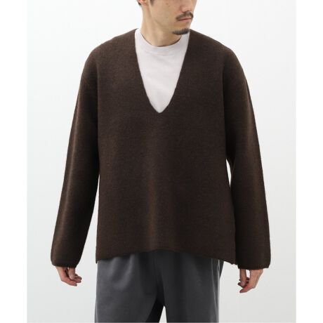 walenode / ウェルノード 】Innocent YAK Deep v-neck | エディフィス 