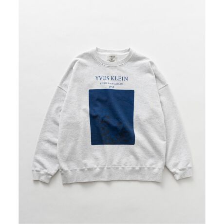 YVES KLEIN / イヴ クライン】別注 グラフィック プリント スウェット 