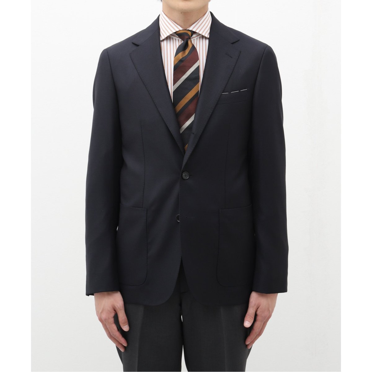 EDIFICE エディフィス ロロピアーナ 日本製 コート ブラックメンズ