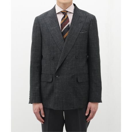 Loro Piana Fabric】D.ダブルブレスト 4ボタン ジャケット 