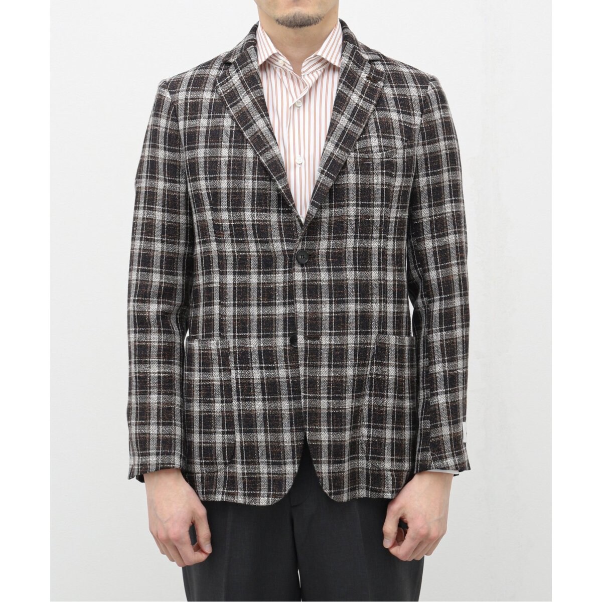 finjack フィンジャック カシミヤ ダブルフェイス ジャケット サイズ44 finjack フィンジャック カシミヤ ダブルフェイス ジャケット サイズ44