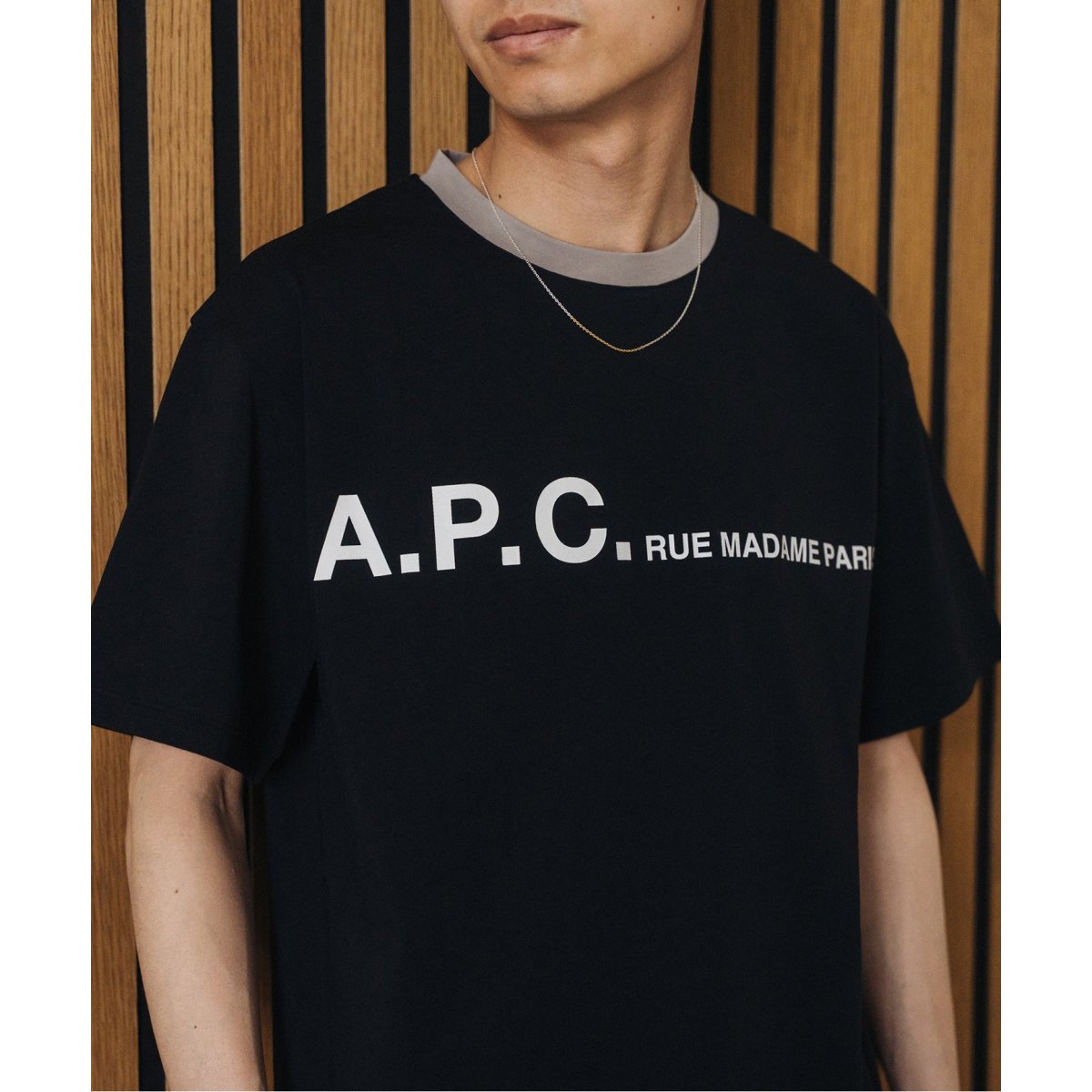 A.P.C. / アーペーセー】別注 オーバーサイズ プリント トリムTシャツ ...