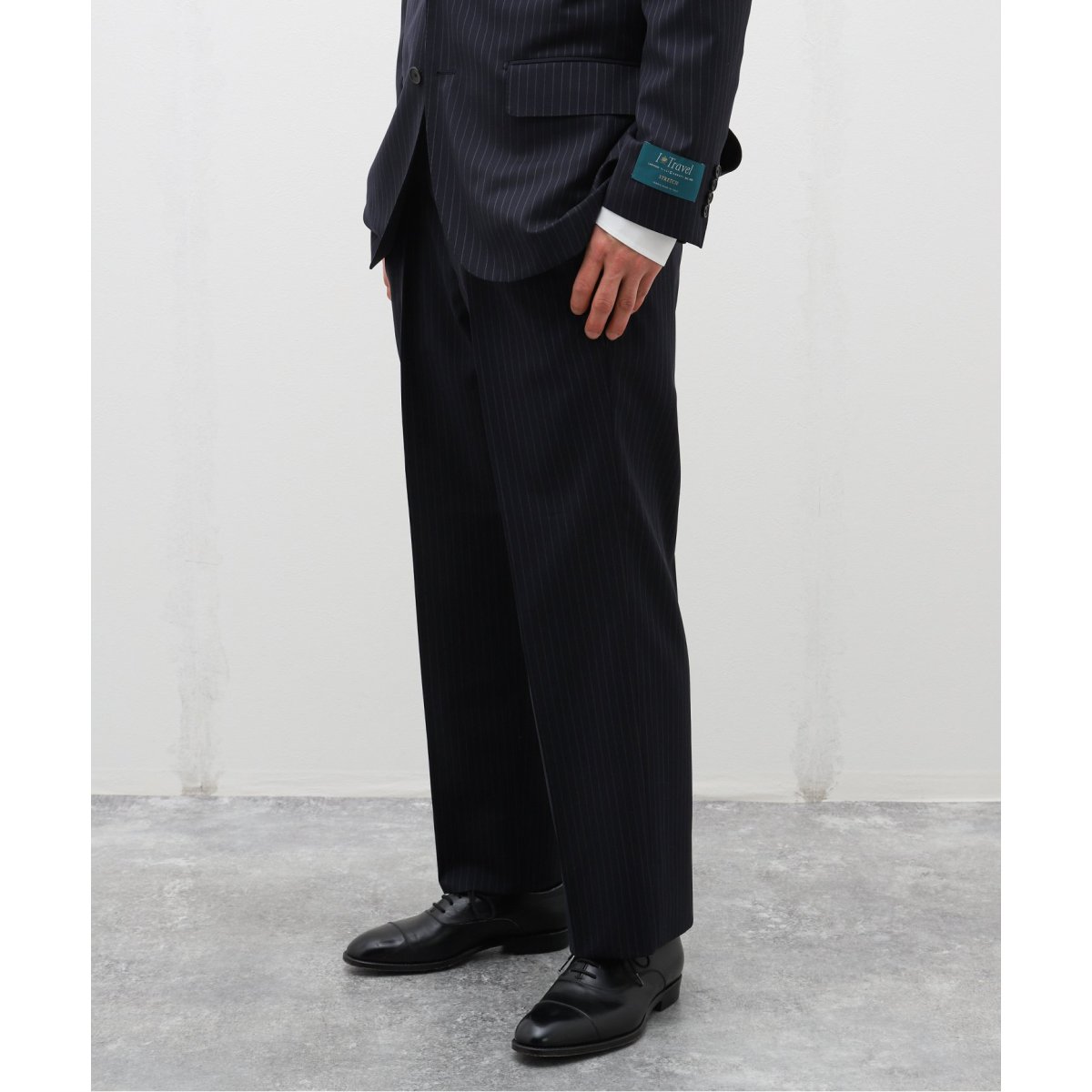 La.French 】2タックパンツ(CERRUTIストライプ) | エディフィス