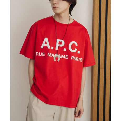 A.P.C. / アーペーセー】別注 オーバーサイズ ロゴプリント Tシャツ 