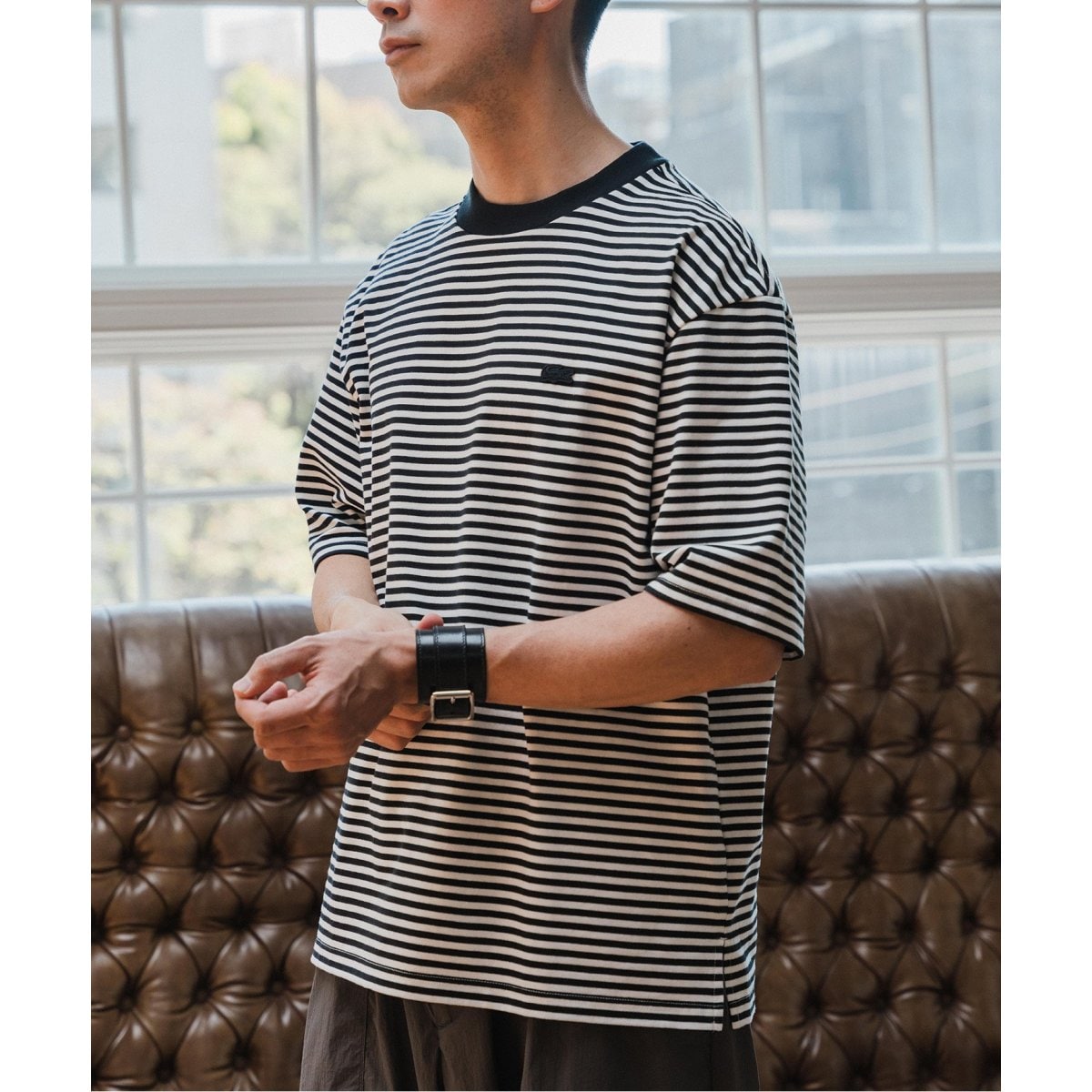 ラコステ EDIFICE別注ボーダーTシャツ LACOSTE (ラコステ) 別注 ボーダーTシャツ | エディフィス