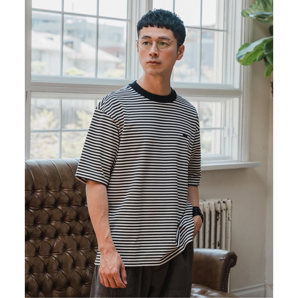 ラコステ EDIFICE別注ボーダーTシャツ LACOSTE (ラコステ) 別注 ボーダーTシャツ | エディフィス