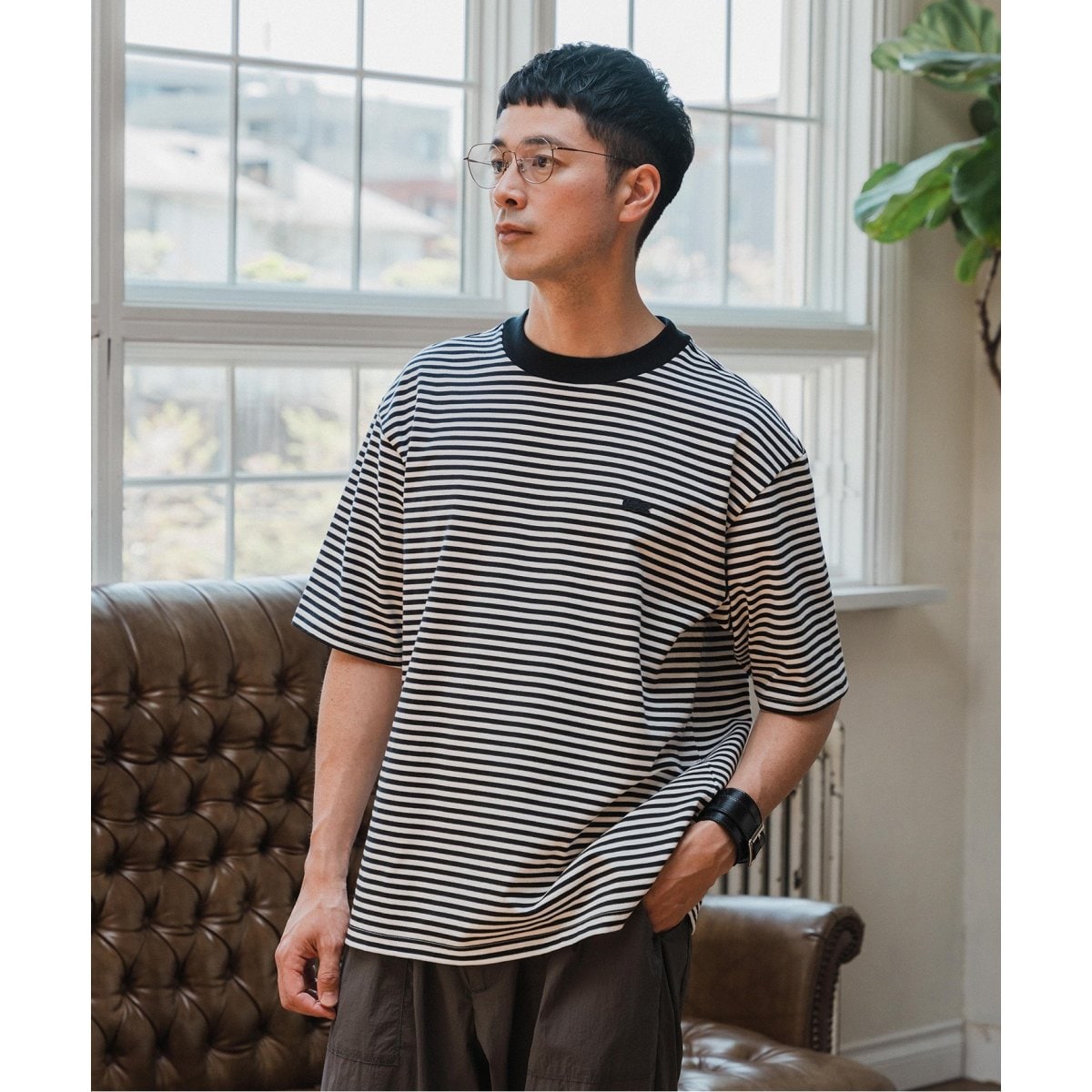 LACOSTE (ラコステ) 別注 ボーダーTシャツ | エディフィス