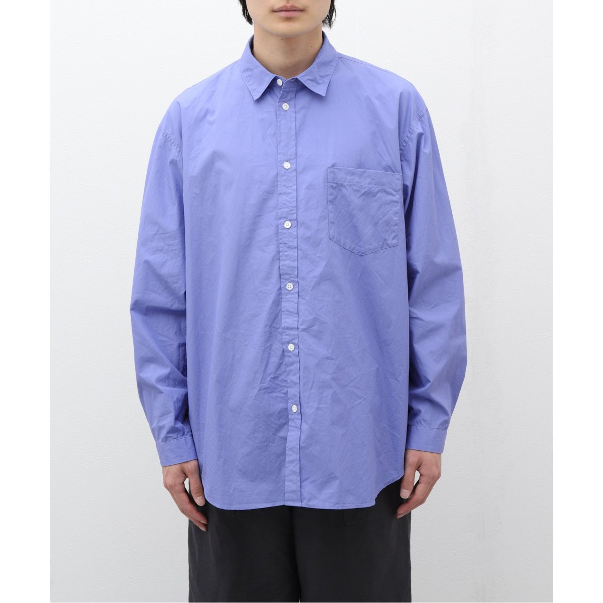 ATON / エイトン】SUVIN BROAD WASHED SHIRT | エディフィス(EDIFICE) | マルイウェブチャネル