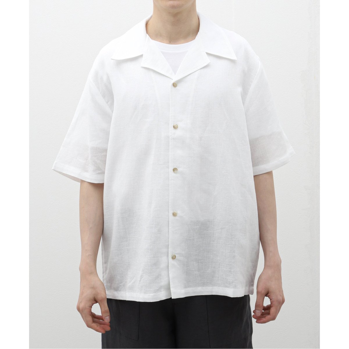 sefr dalian シャツ 白 開襟シャツ Sefr (セファー) DALIAN SHIRT | エディフィス(EDIFICE) | マルイ