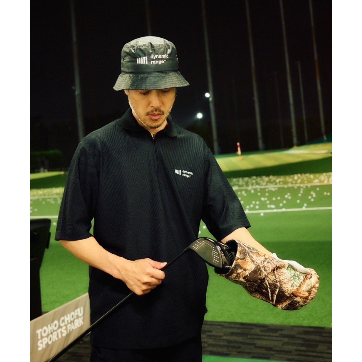 CLUBHAUS / Dynamic Range (クラブハウス) Warm-UP ポロZIPシャツ