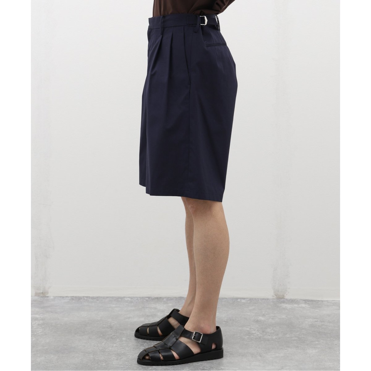新品未使用EDIFICE LA BOUCLE  VENTILE ショーツ L LA BOUCLE (ラブークル) VENTILE 2タック ショーツ