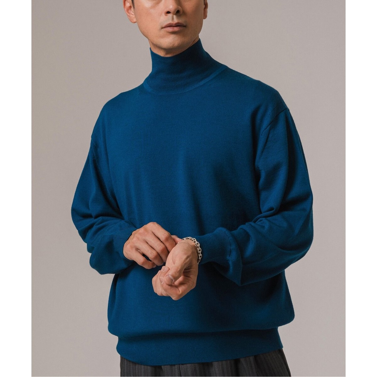 LA BOUCLE(ラブークル) アンチピリング ハイネックニット