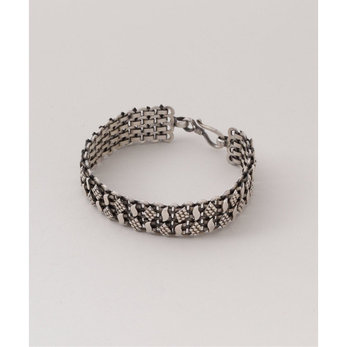 [}C]THARU SILVER(^[ Vo[) Double Bracelet DIAMOND/GfBtBXiEDIFICEj Vo[