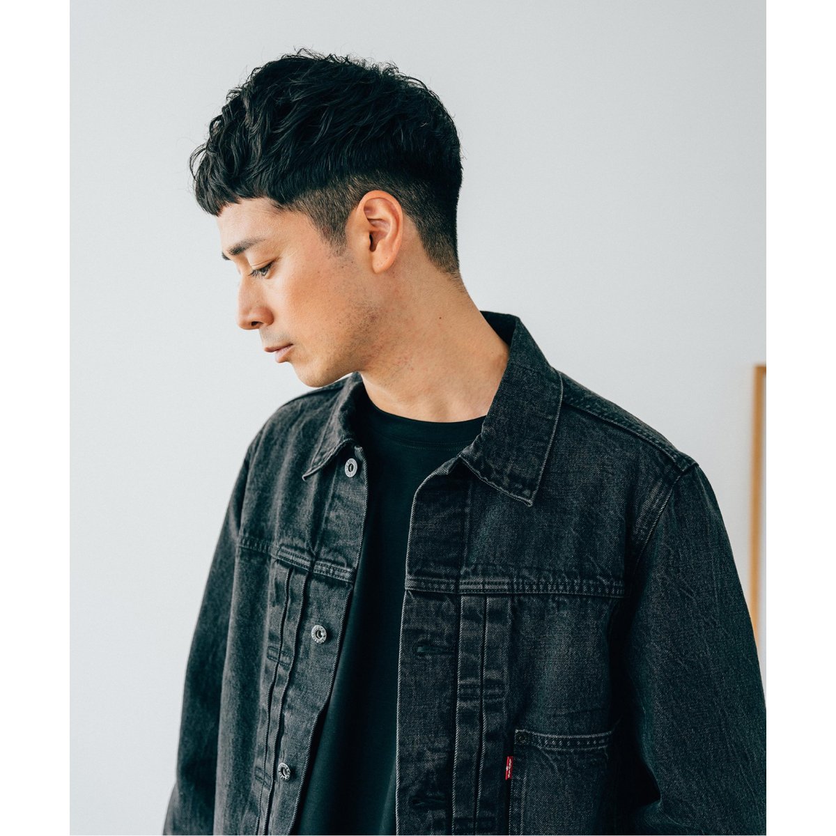 EDIFICE別注Levi's リーバイス　Type1 大戦　ブラック Levi's(リーバイス) 30th 別注 Type 1 Trucker Jacket BLACK