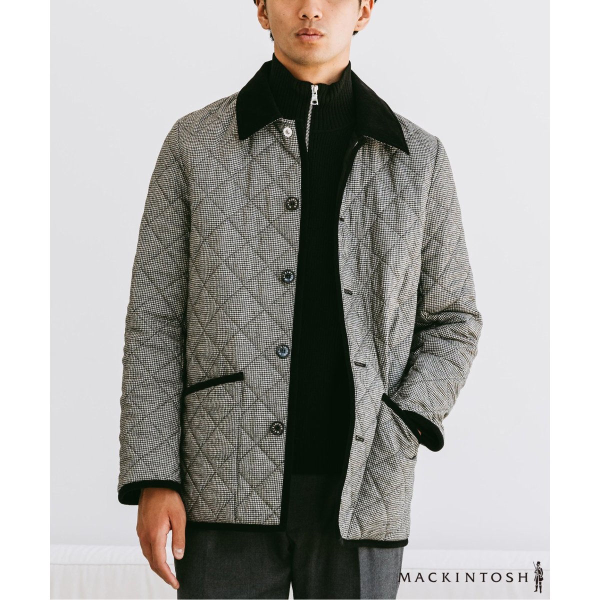 着用数回EDIFICE別注MACKINTOSHキルティングジャケット34