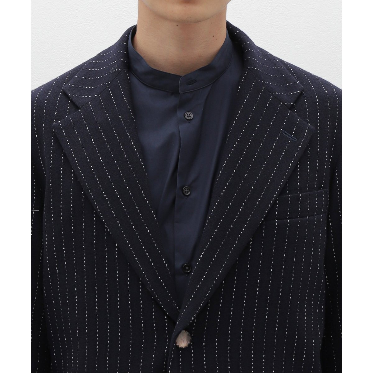 M's braque エムズブラック モッズコート m's braque（エムズブラック）の「MS BRAQUE ノーカラーモッズコート