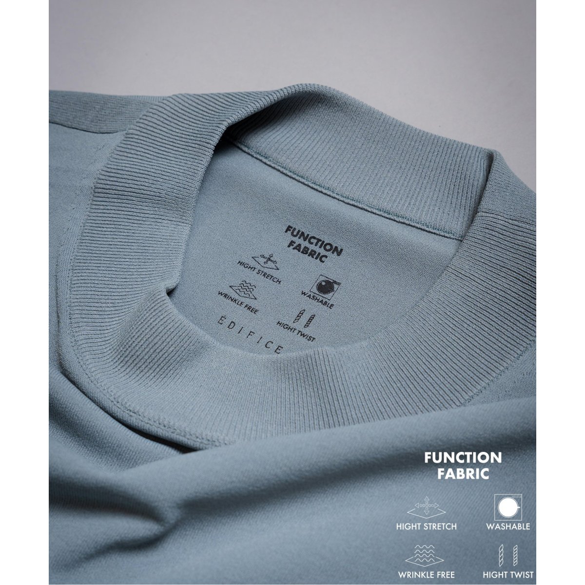 MULTI FUNCTION” モックネックニット | エディフィス(EDIFICE