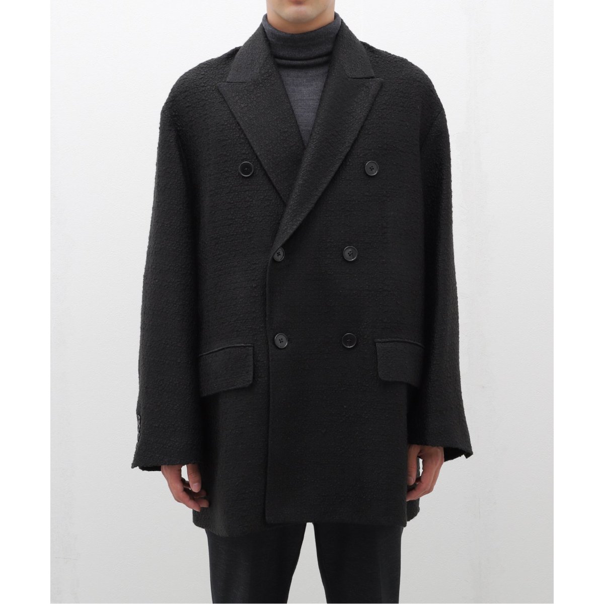 クチュールドアダムCottage coatオーバーサイズダブルジャケット