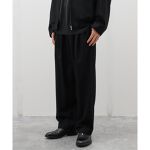 ATON(エイトン) MERINO COLLEGE FLANNEL WIDE PANTS PRAG 