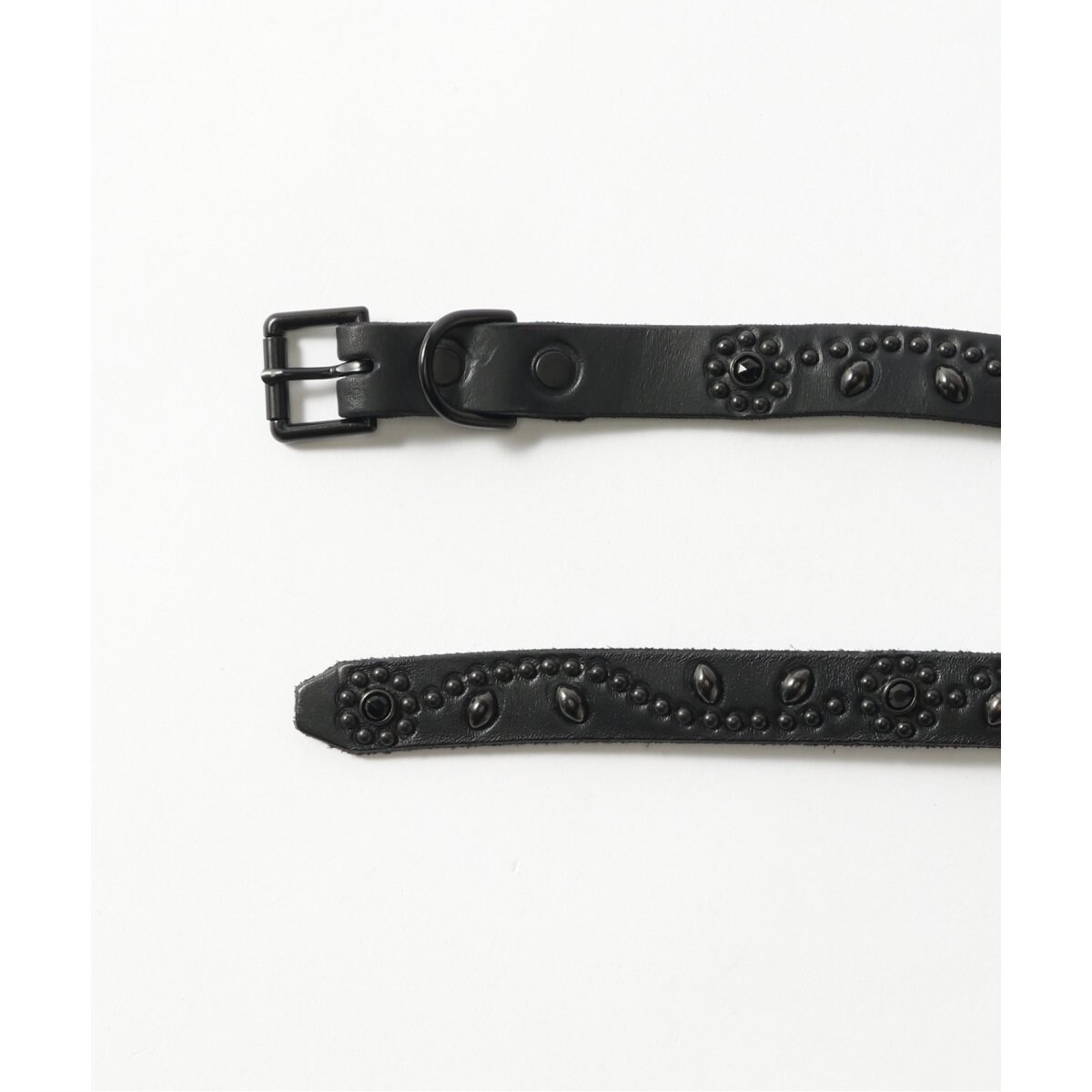 HTC(エイチティーシー) All Black Studs Belt Narrow