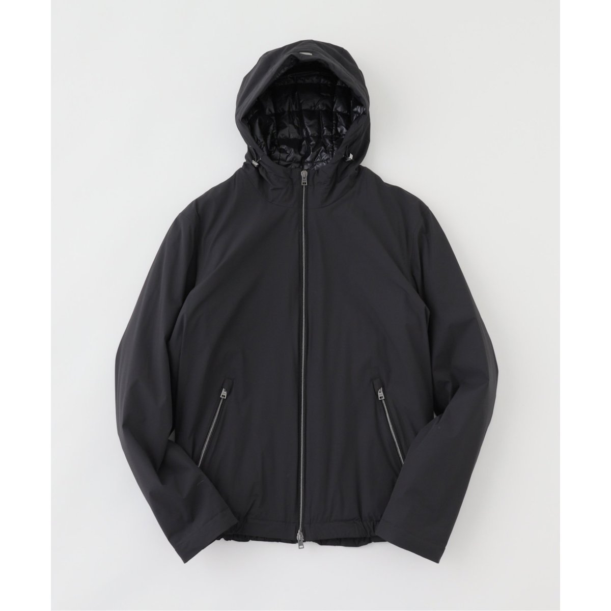 Herno ヘルノ フーテッド ジップアップ スプリングコート（Herno