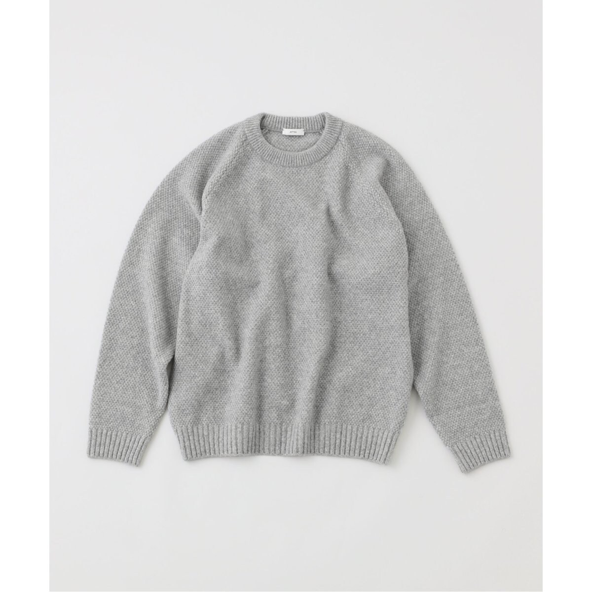 ATON(エイトン) LAMBS WOOL CREWNECK SWEATER KRAGCW0402