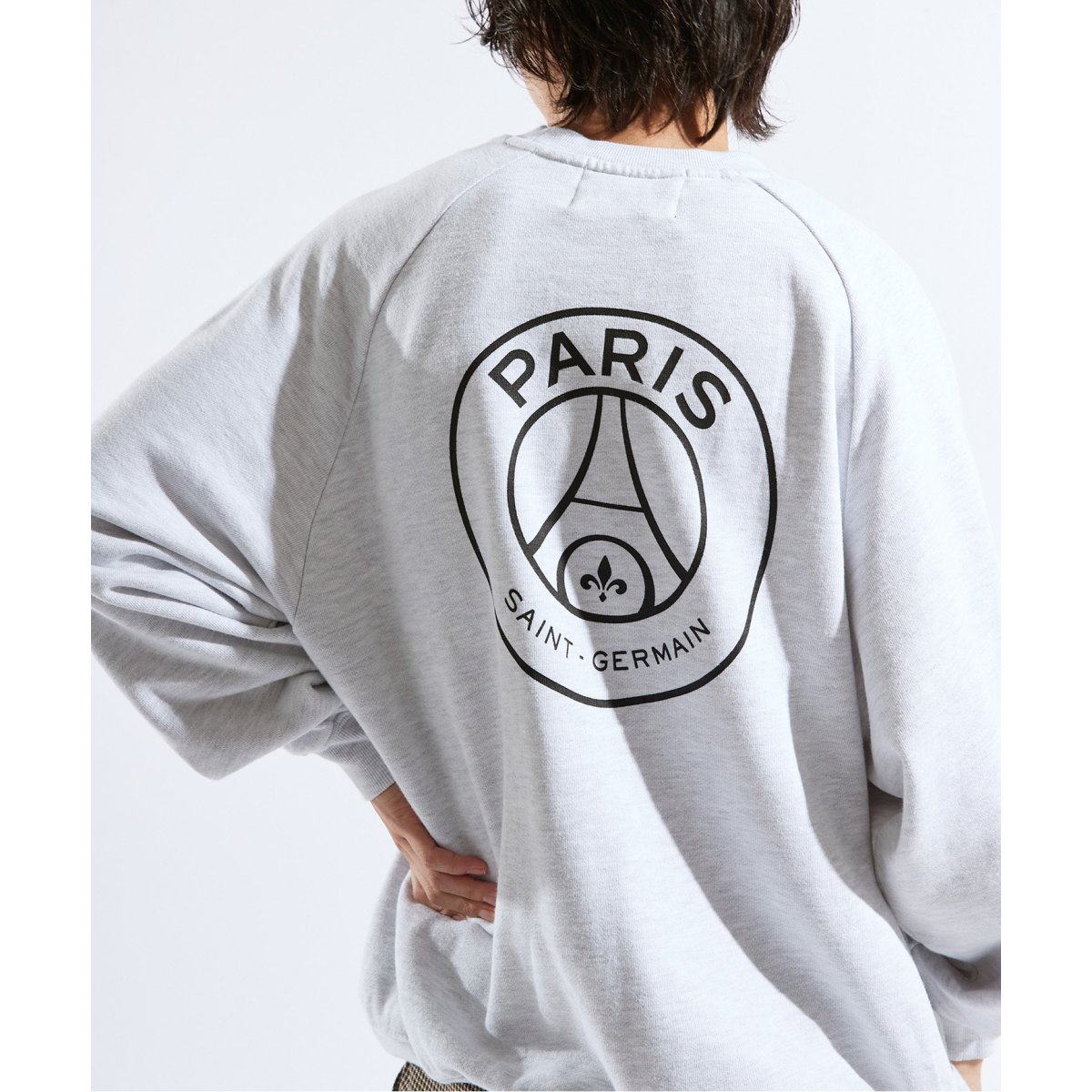 Paris Saint-Germain】フェイクスウェード クルーネック