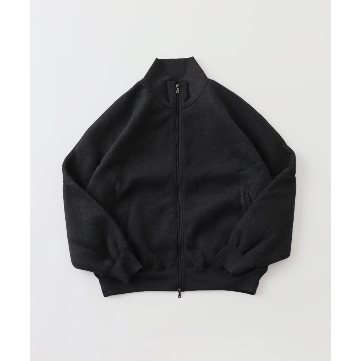 blurhms (ブラームス) Pe/silk Fleece Track Jacket BHS24F