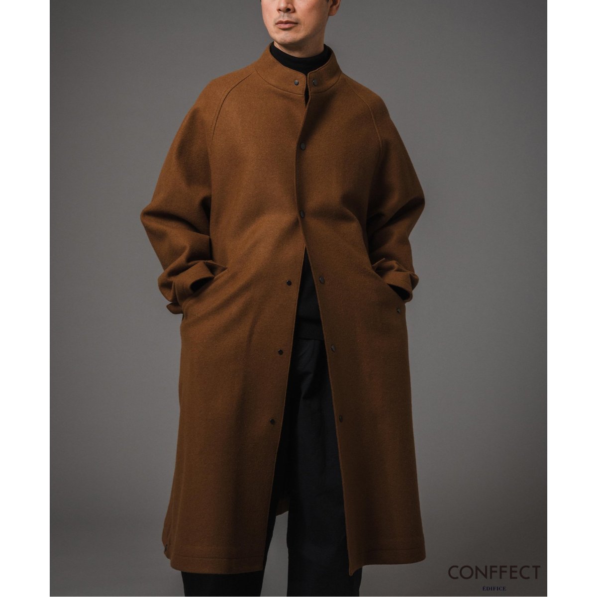コンフェクト　エディフィスKNIT MELTON COAT コート CONFFECT EDIFICE KNIT MELTON COAT | エディフィス(EDIFICE) | マルイ