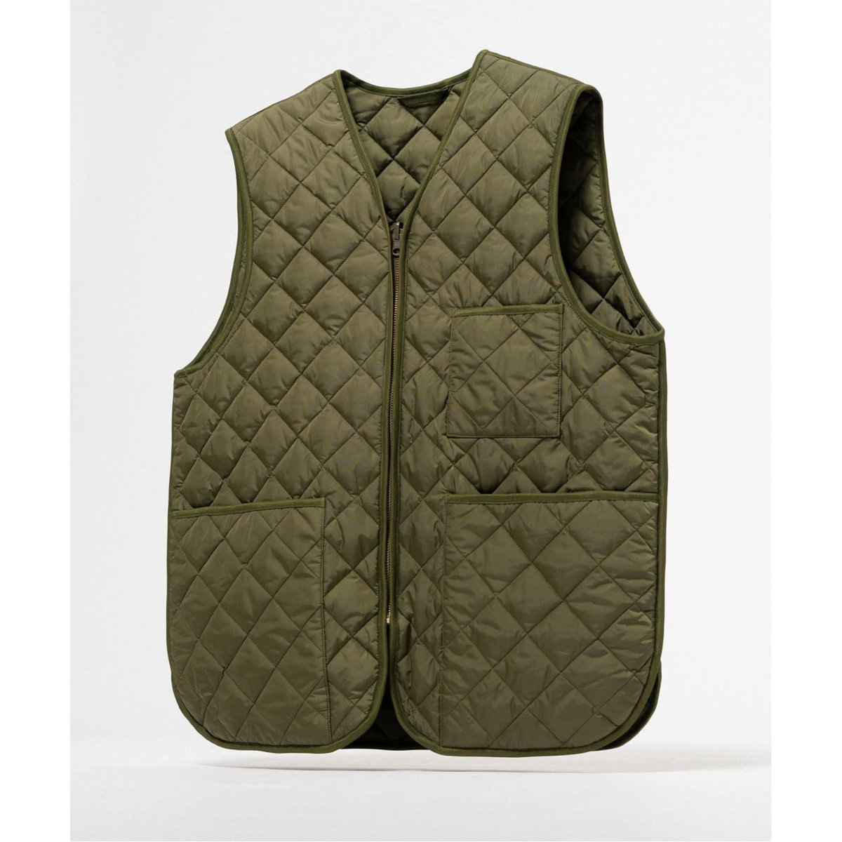 p様 Barbour ファー キルティングベスト サイズ10（Barbourの